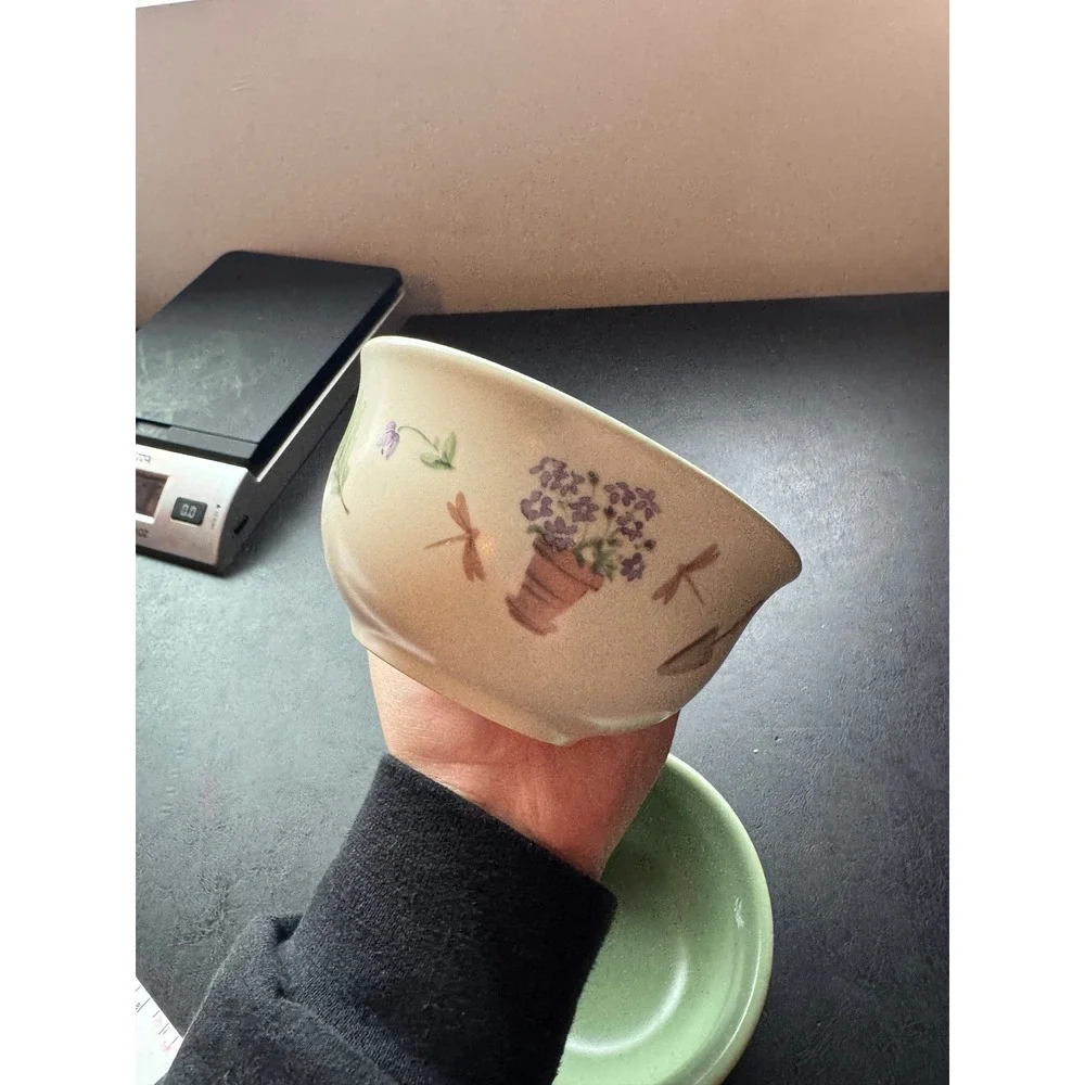 90s Vintage Pfaltzgraff Naturewood dessert bowl set of 2 Cottagecore Garden Boho